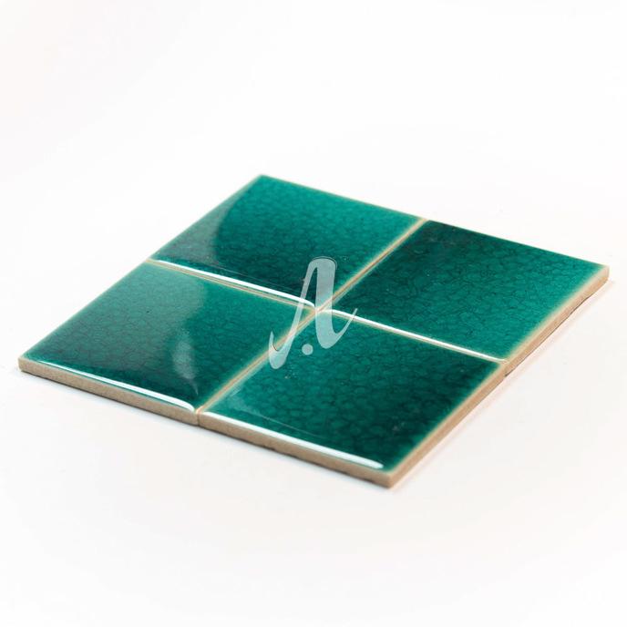 Gạch mosaic vuông xanh lục bảo 10x10 Gạch mosaic vuông xanh lục bảo 10x10