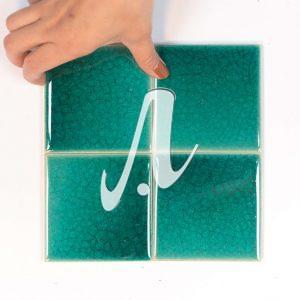 Gạch mosaic vuông xanh lục bảo 10x10