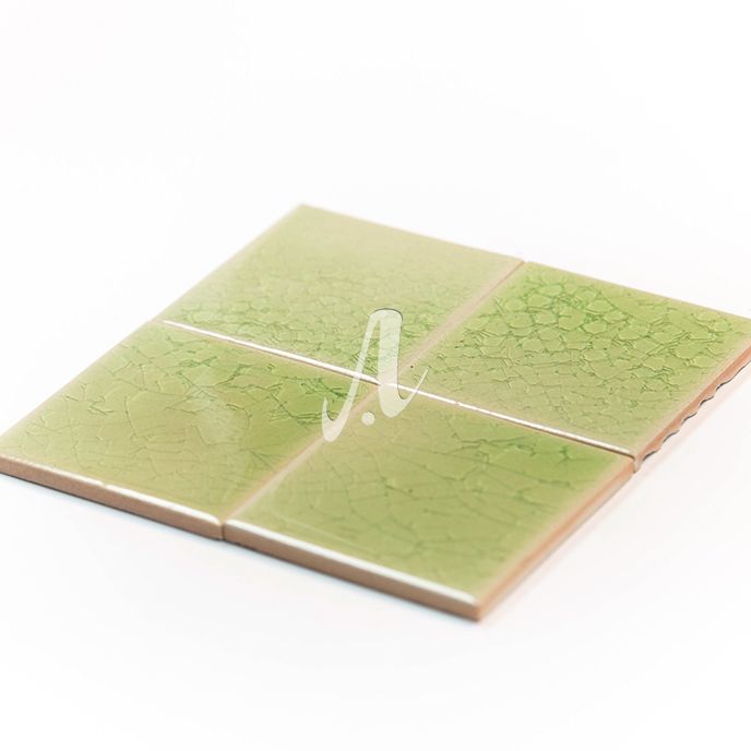 Gạch mosaic vuông xanh non 10x10 góc nghiêng Gạch mosaic vuông xanh non 10x10 góc nghiêng