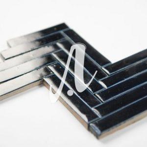 Gạch mosaic xương cá 2.5x10 xanh coban