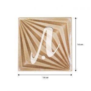 Thông số gạch vuông 3D 14x14 nâu nhạt