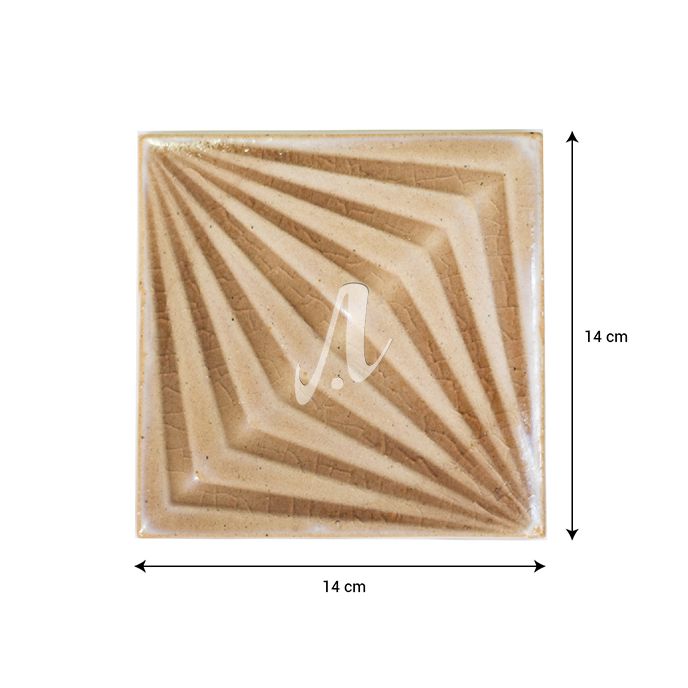 Thông số gạch vuông 3D 14x14 nâu nhạt