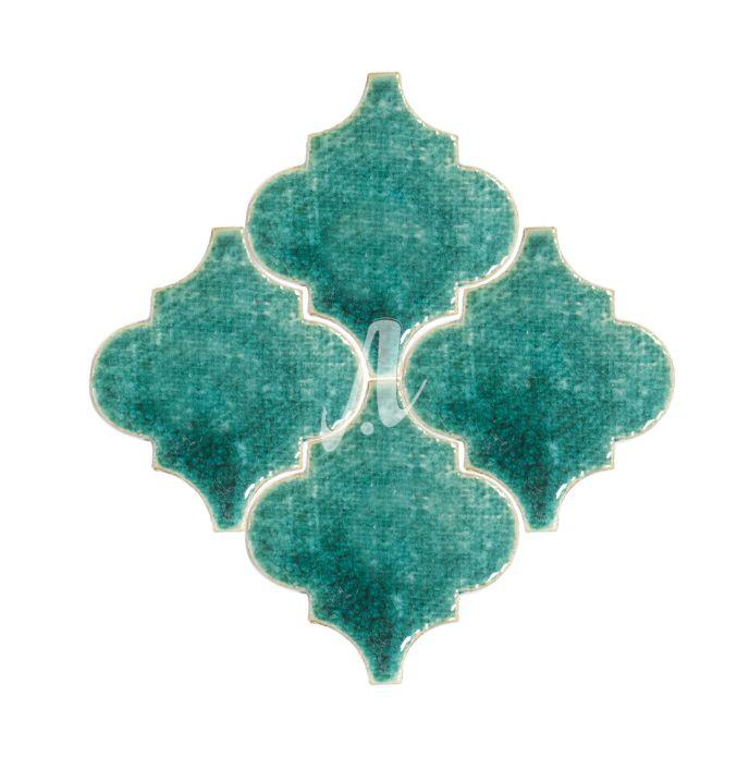 Gạch đèn lồng 3D 10x12 hoạ tiết 3 xanh lục bảo Gạch đèn lồng 3D 10x12 hoạ tiết 3 xanh lục bảo