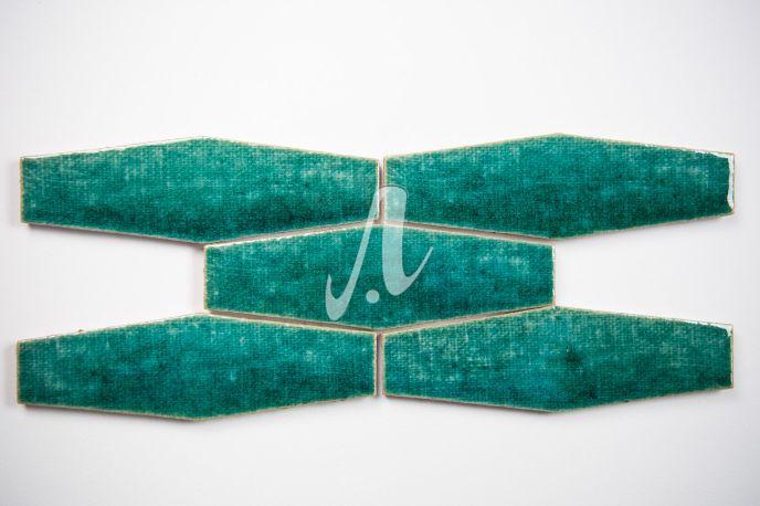 Gạch quả trám 3D 7x24 xanh lục bảo Gạch quả trám 3D 7x24 xanh lục bảo