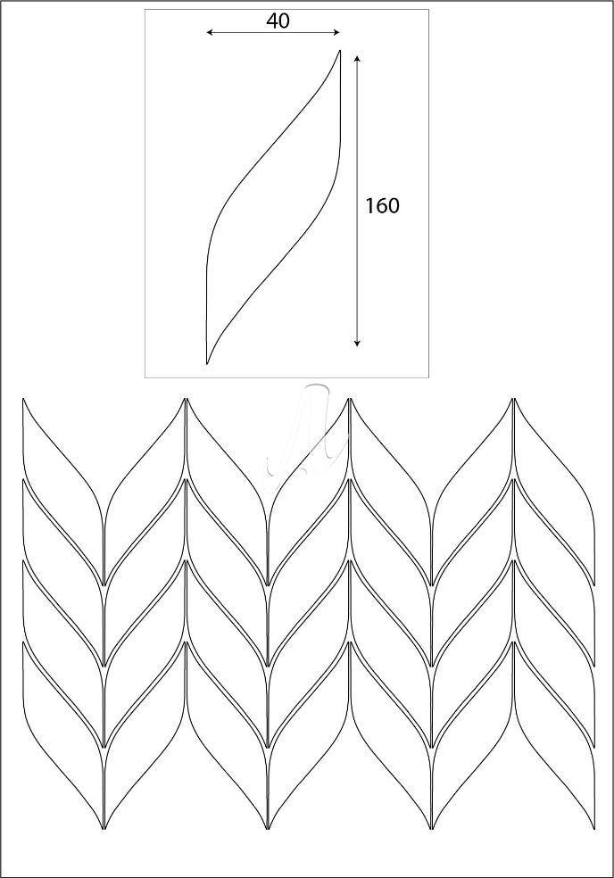 Thông số gạch mosaic sóng đôi 4x16
