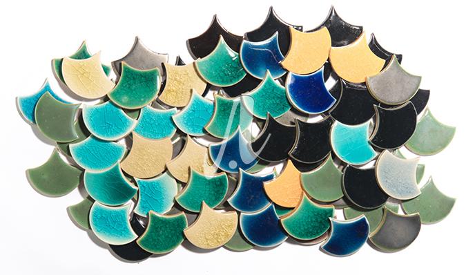 Gạch mosaic vảy cá