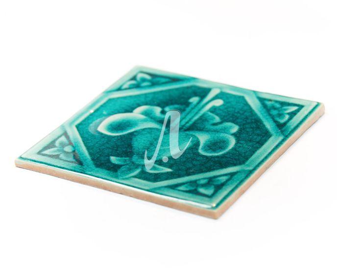 gach-3D-diem-20x20-hoa-loa-ken-xanh-luc-bao_ Gạch điểm 3D 20x20 loa kèn xanh lục bảo