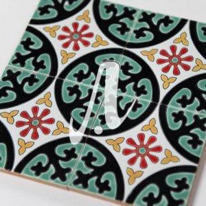 Gạch 3D Tây Ban Nha 10x10 đa sắc mẫu 1