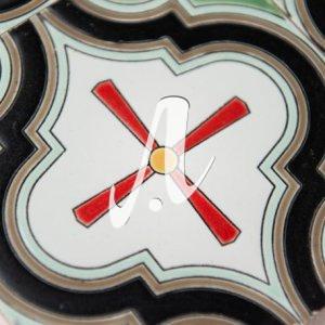 Gạch 3D Tây Ban Nha hình chuông đa màu 1 15x15