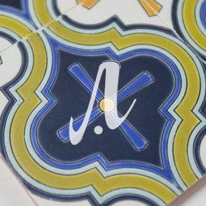 Gạch 3D Tây Ban Nha hình chuông đa màu 2 15x15