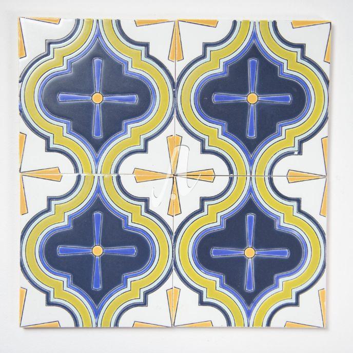 Gạch 3D Tây Ban Nha hình chuông đa màu 2 15x15 Gạch 3D Tây Ban Nha hình chuông đa màu 2 15x15