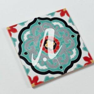 Gạch 3D Tây Ban Nha hoa đa màu 1 15x15