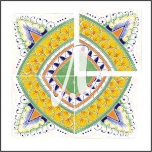 Gạch 3D Tây Ban Nha đa màu mẫu 3 20x20