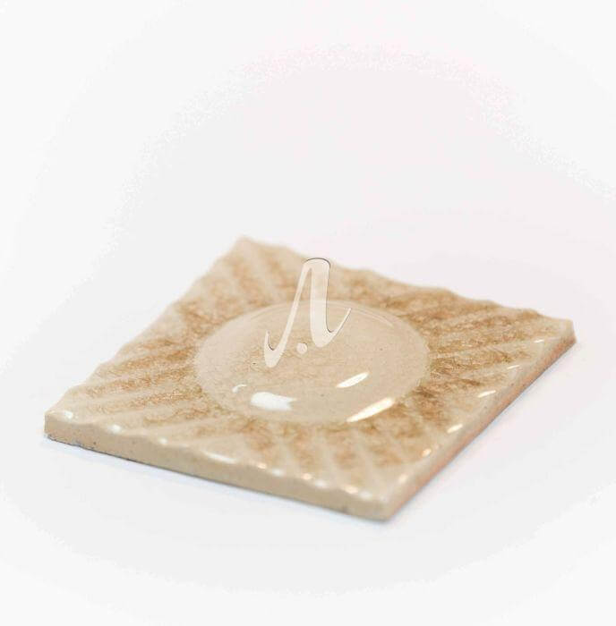 Gạch điểm 3D chấm tròn trắng kem 10x10 Gạch điểm 3D chấm tròn trắng kem 10x10