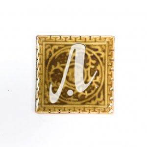 Gạch điểm 3D hoa chùm hổ phách 10x10