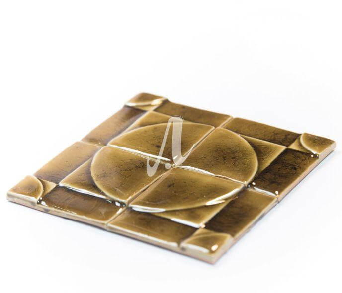 Gạch điểm 3D vuông tròn nổi hổ hách 10x10 Gạch điểm 3D vuông tròn nổi hổ hách 10x10