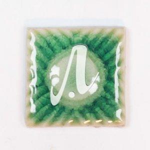 Gạch điểm 3D chấm tròn xanh non 5x5